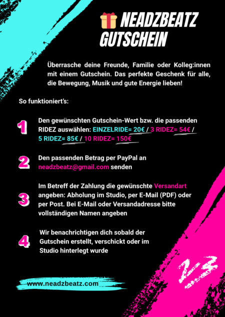 NEADZBEATZ Gutschein - so funktioniert's